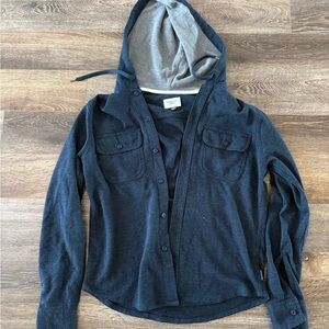 American Eagle Outfitters Blue Hoodie Shirt